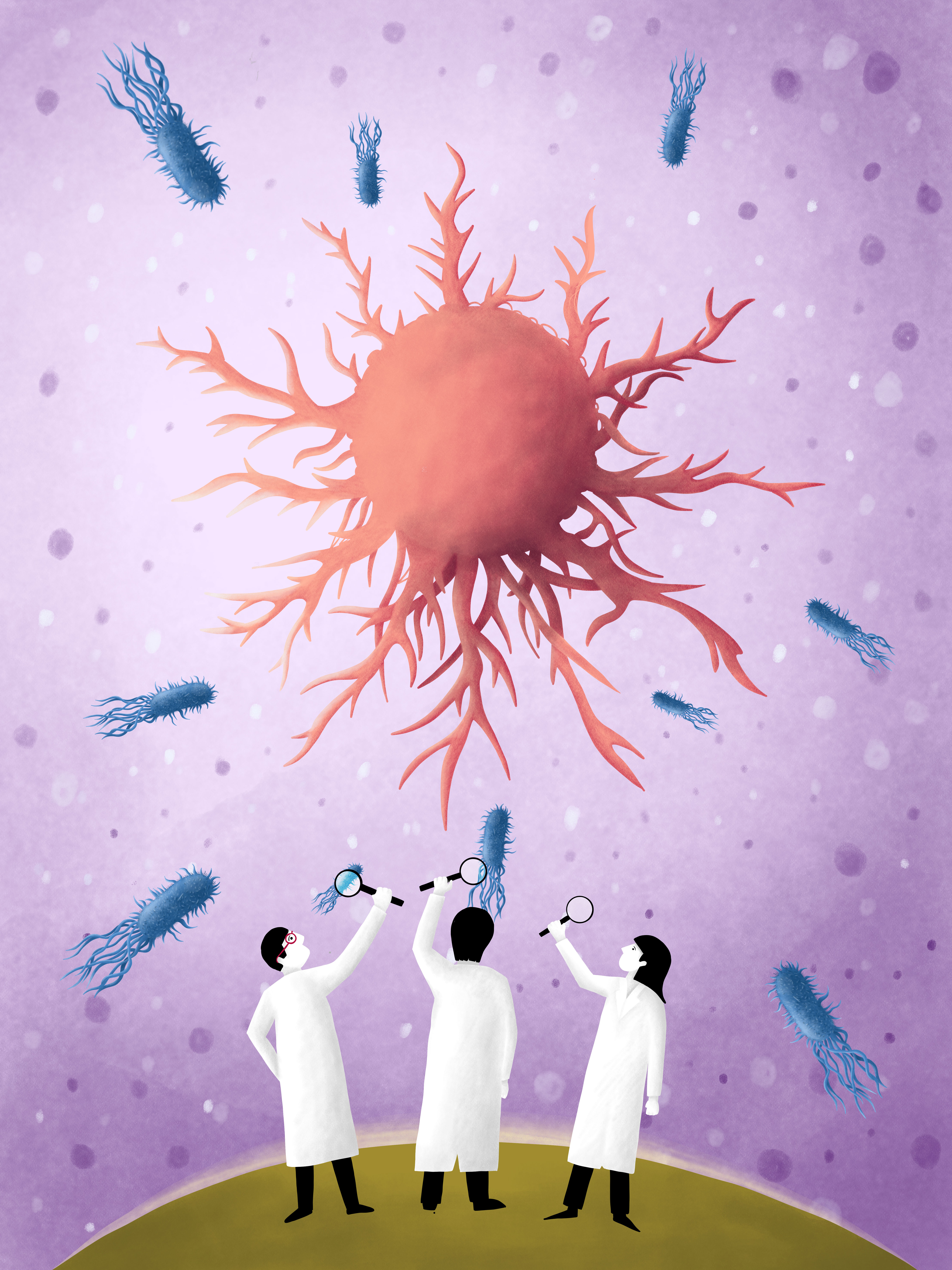 Impact/crosstalk of bacterial and viral species on cancer and cancer therapies